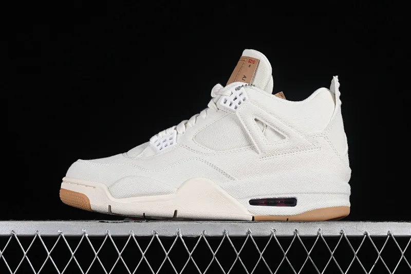 All categories Air Jordan Jordan series basketball shoes Air Jordan 4 GX foreign trade version Levi’s x Air Jordan 4 Denim AJ4 Joe 4 Levis joint basketball shoes AO2571-100